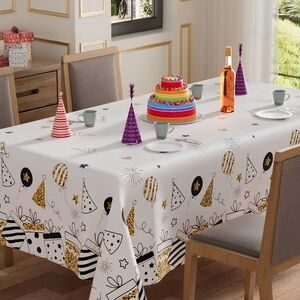 Rectangle Washable Table Covers‎ for Indoor Outdoor Dining  Party 60x84